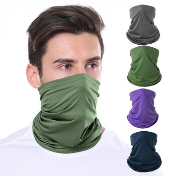 Μεταξωτό μαντήλι Unisex Magic Scarf Outdoor Sports Bicycle Headband Bike Cycling Balaclava Neck Tube Warmer Riding Bandanas Face Mask