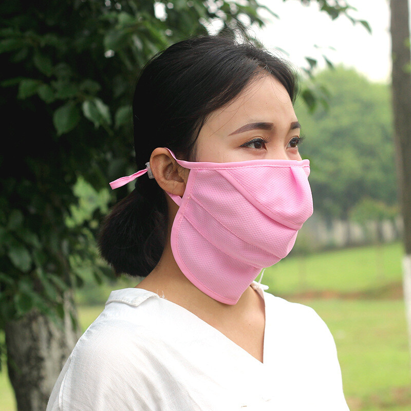 1/3PCS Новоразработена лятна модна спортна слънцезащитна маска Дишаща маска за езда Голям предпазител за врата Прахоустойчива и слънцезащитна маска