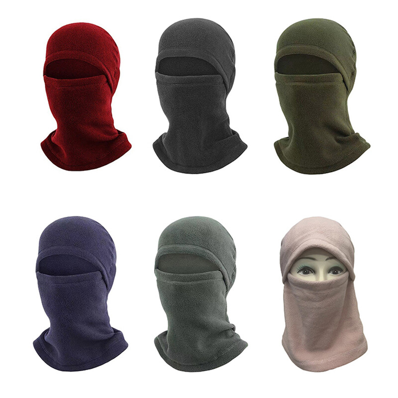 Есен Зима Топло покривало за глава Една маска Деколте Спортна шапка Топла ветроустойчива ски шапка Шейкър Руно