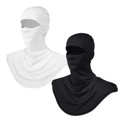 1/2 vnt. Balaclava viso veido kaukė vasarai, apsauganti nuo saulės Kvėpuojantys ilgo kaklo apdangalai vyrams Moterims, važiuojančioms dviračiu, žvejybai lauke