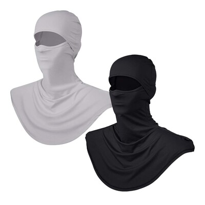 1/2 vnt. Balaclava viso veido kaukė vasarai, apsauganti nuo saulės Kvėpuojantys ilgo kaklo apdangalai vyrams Moterims, važiuojančioms dviračiu, žvejybai lauke