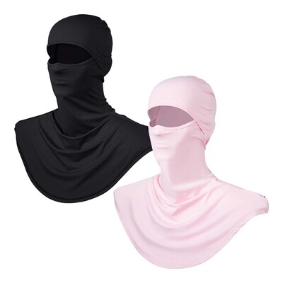 1/2 vnt. Balaclava viso veido kaukė vasarai, apsauganti nuo saulės Kvėpuojantys ilgo kaklo apdangalai vyrams Moterims, važiuojančioms dviračiu, žvejybai lauke