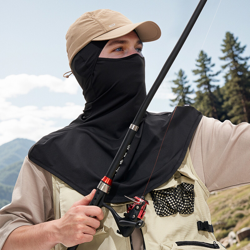 1/2 vnt. Balaclava viso veido kaukė vasarai, apsauganti nuo saulės Kvėpuojantys ilgo kaklo apdangalai vyrams Moterims, važiuojančioms dviračiu, žvejybai lauke