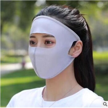 5-χρωμη Unisex Outdoor Mask Full Face Επαναχρησιμοποιήσιμη Ice Silk Anti-Virus Dust-proof Breathable Mask Cycling and Hiking Anti-UV Mask