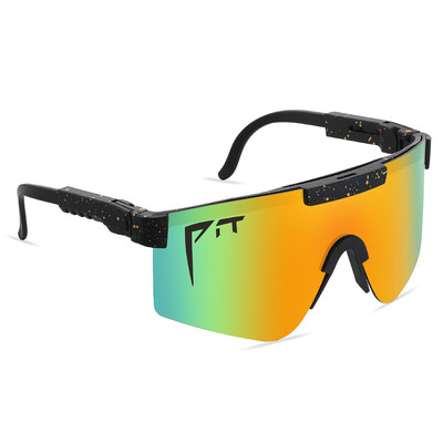 Pitt Viper Riding Napszemüveg Anti VU400 Színes True Film Lens Outdoor Sports Napszemüveg Tükörtáskával és lábakkal, P nélkül