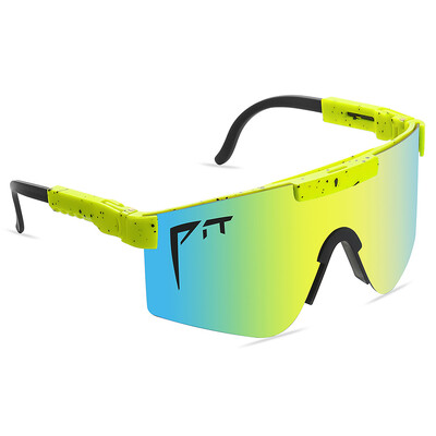 Pitt Viper Riding Napszemüveg Anti VU400 Színes True Film Lens Outdoor Sports Napszemüveg Tükörtáskával és lábakkal, P nélkül