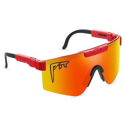 Pitt Viper Riding Napszemüveg Anti VU400 Színes True Film Lens Outdoor Sports Napszemüveg Tükörtáskával és lábakkal, P nélkül