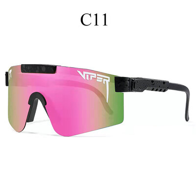 Pitt Viper Riding Napszemüveg Anti VU400 Színes True Film Lens Outdoor Sports Napszemüveg Tükörtáskával és lábakkal, P nélkül