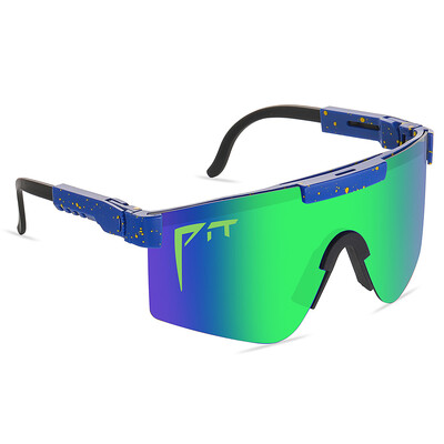 Pitt Viper Riding Napszemüveg Anti VU400 Színes True Film Lens Outdoor Sports Napszemüveg Tükörtáskával és lábakkal, P nélkül