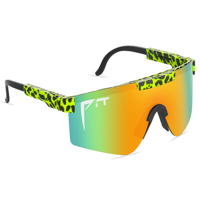 Pitt Viper Riding Napszemüveg Anti VU400 Színes True Film Lens Outdoor Sports Napszemüveg Tükörtáskával és lábakkal, P nélkül