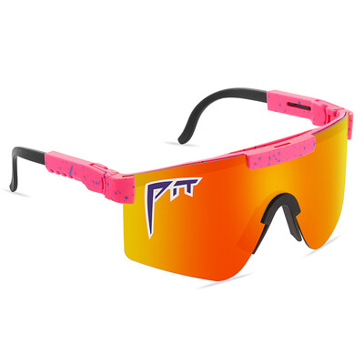 Pitt Viper Riding Napszemüveg Anti VU400 Színes True Film Lens Outdoor Sports Napszemüveg Tükörtáskával és lábakkal, P nélkül