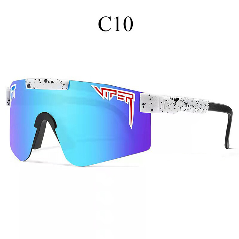 Слънчеви очила Pitt Viper Riding Anti VU400 Colorful True Film Lens for Outdoor Sports Слънчеви очила С огледална чанта и крака, без P