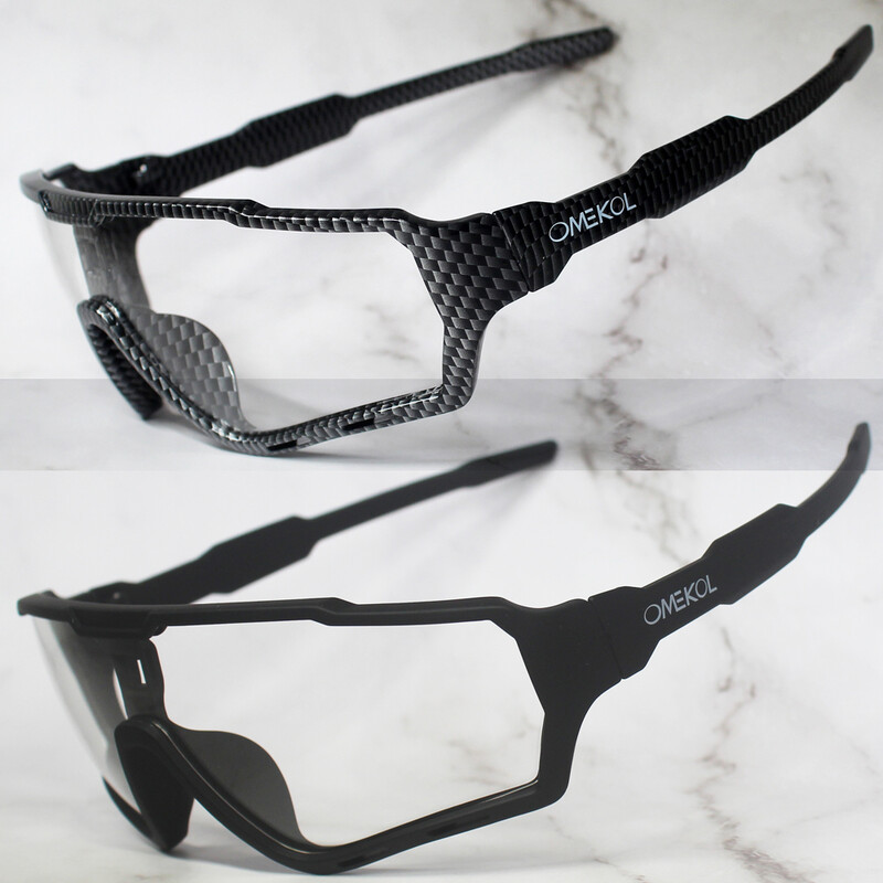 2 чифта нови мъжки жени Mtb фотохромни велосипедни очила Велосипедни слънчеви очила Спортни бейзболни слънчеви очила Очила за колоездене
