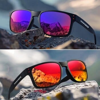 Hawkers Fashion Polarized τετράγωνα γυαλιά ηλίου για άνδρες και γυναίκες Γυαλιά ηλίου υψηλής ποιότητας φινιρίσματος γυαλιά προστασίας UV