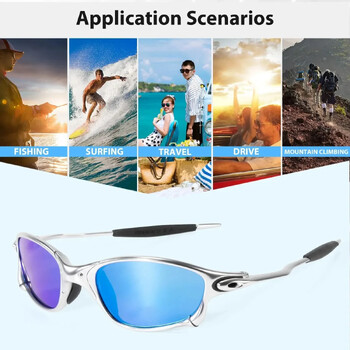 MTB Man Polarized Sunglasses Cycling Glasses UV400 Fishing Sunglasses Metal Bicycle Goggles Γυαλιά ποδηλασίας Γυαλιά ιππασίας D4-3