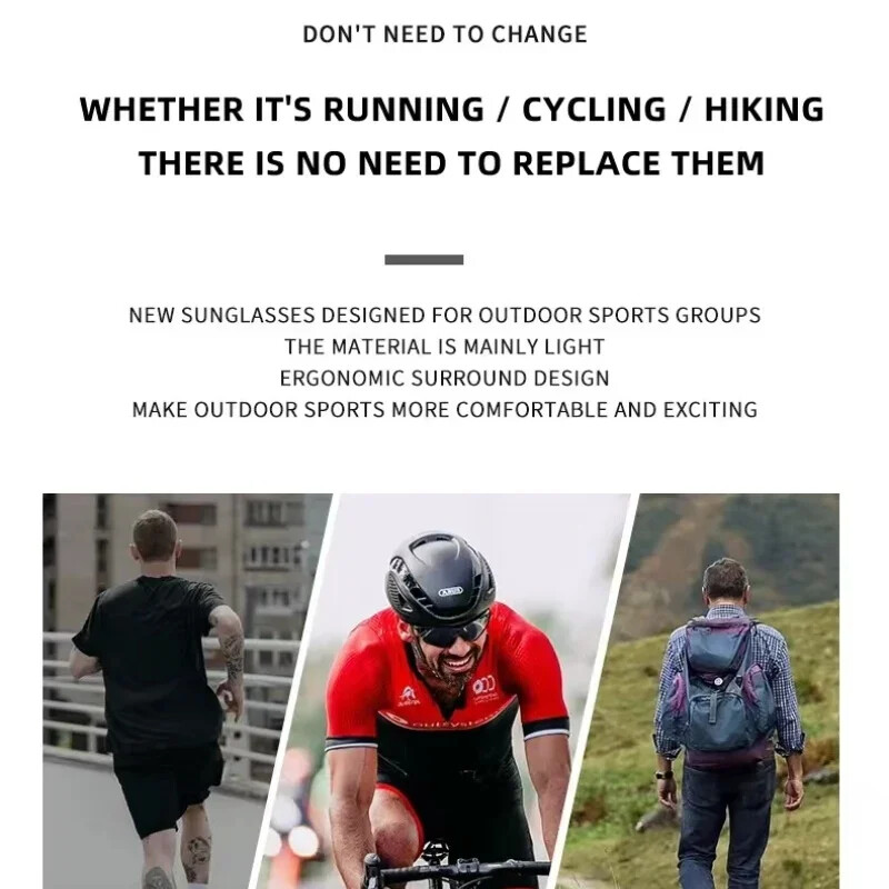 MTB мъжки поляризирани слънчеви очила Очила за колоездене UV400 Слънчеви очила за риболов Метални велосипедни очила Очила за колоездене Очила за каране D4-3
