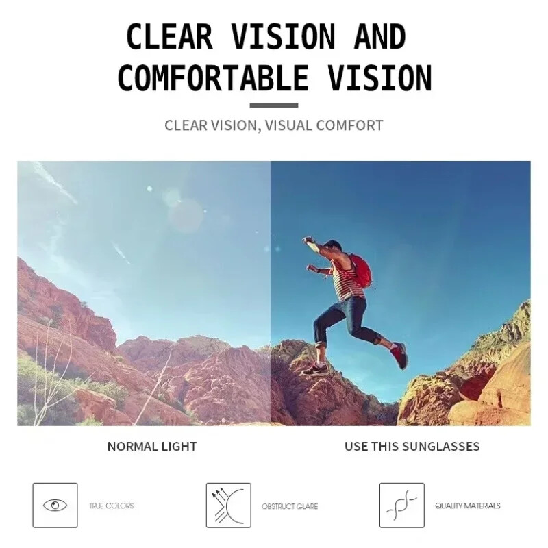 MTB мъжки поляризирани слънчеви очила Очила за колоездене UV400 Слънчеви очила за риболов Метални велосипедни очила Очила за колоездене Очила за каране D4-3