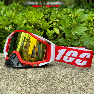 100 Motoros szemüveg Motocross Racing szemüveg Motorkerékpár szemüveg Motocross szemüveg szemüveg Kerékpáros Mtb szemüveg