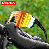 Scvcn Napszemüveg Kerékpáros Szemüveg Fotokróm Sport Férfi Nap Mountain Bike Road Kerékpáros Szemüveg Szemüveg UV400 Polarizált MTB