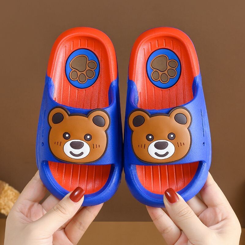 Laste sandaalid suvekodu vann siseruumides animatsioon beebi lapsed tüdrukud pehme põhjaga libisemisvastane uus armas printsess