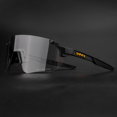Kapvoe Photochromic Kerékpáros Szemüvegek Sportszemüvegek Futószemüvegek Nappali Éjszakai UV400-as védelem Férfi napszemüvegek Női MTB Glass