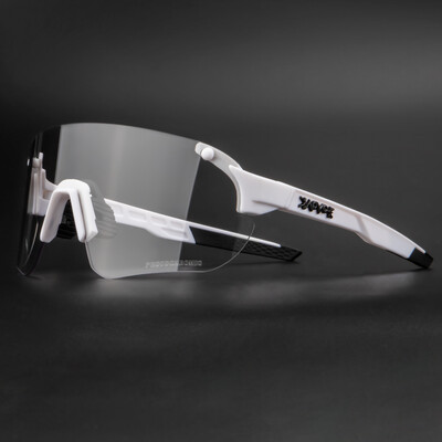 Kapvoe Photochromic Kerékpáros Szemüvegek Sportszemüvegek Futószemüvegek Nappali Éjszakai UV400-as védelem Férfi napszemüvegek Női MTB Glass