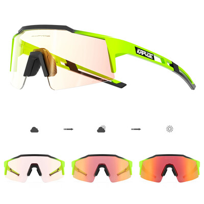 Kapvoe Piros Photochromic Kerékpáros Napszemüvegek Férfi Kék Photochromism Szemüvegek Cycl Mountain Új Kerékpáros Szemüvegek Szemüvegek Sport