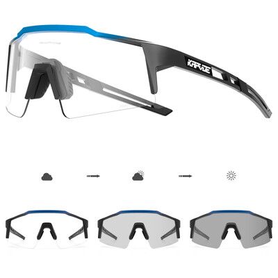Kapvoe Piros Photochromic Kerékpáros Napszemüvegek Férfi Kék Photochromism Szemüvegek Cycl Mountain Új Kerékpáros Szemüvegek Szemüvegek Sport