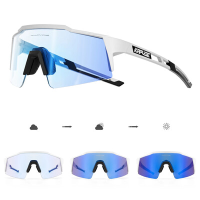 Kapvoe Piros Photochromic Kerékpáros Napszemüvegek Férfi Kék Photochromism Szemüvegek Cycl Mountain Új Kerékpáros Szemüvegek Szemüvegek Sport