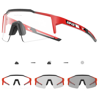Kapvoe Piros Photochromic Kerékpáros Napszemüvegek Férfi Kék Photochromism Szemüvegek Cycl Mountain Új Kerékpáros Szemüvegek Szemüvegek Sport
