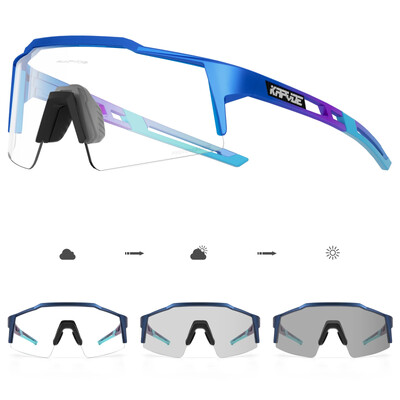 Kapvoe Piros Photochromic Kerékpáros Napszemüvegek Férfi Kék Photochromism Szemüvegek Cycl Mountain Új Kerékpáros Szemüvegek Szemüvegek Sport