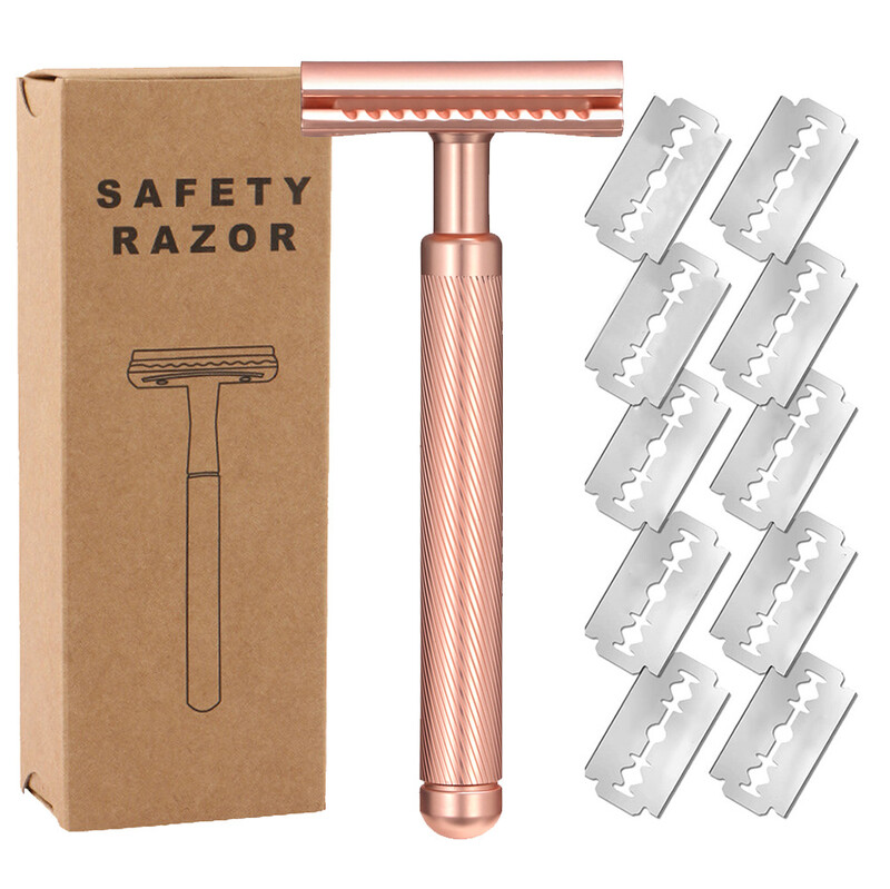 Isti priručnik za muškarce Staromodna britva Muški aparat za brijanje Staromodna metalna britva