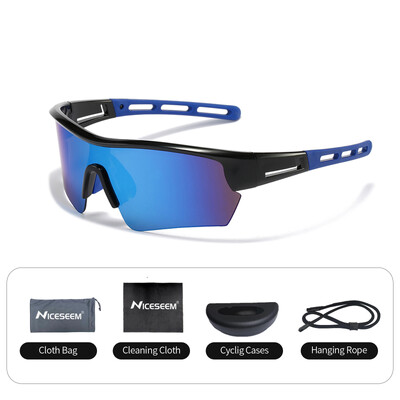 Kerékpáros szemüveg CE Anti-UV400 HD lencse Polarizált fotokróm szélálló szemüveg Sport MTB horgászat futó golf vezetőszemüveg