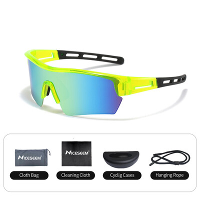 Kerékpáros szemüveg CE Anti-UV400 HD lencse Polarizált fotokróm szélálló szemüveg Sport MTB horgászat futó golf vezetőszemüveg