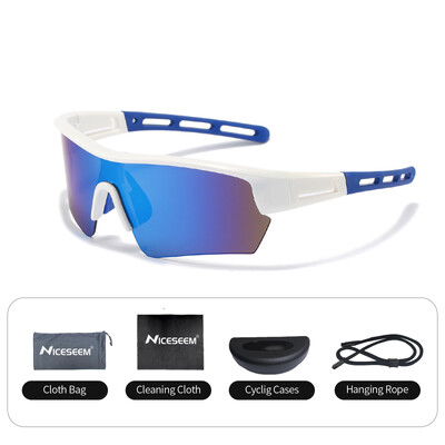 Kerékpáros szemüveg CE Anti-UV400 HD lencse Polarizált fotokróm szélálló szemüveg Sport MTB horgászat futó golf vezetőszemüveg
