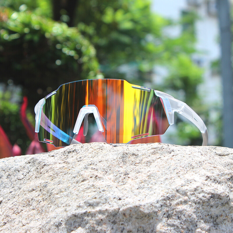 JSJM 2024 Нови спортни очила за колоездене на открито Велосипедни фотохромни поляризирани спортни слънчеви очила MTB Велосипедни очила Очила Мъже Жени