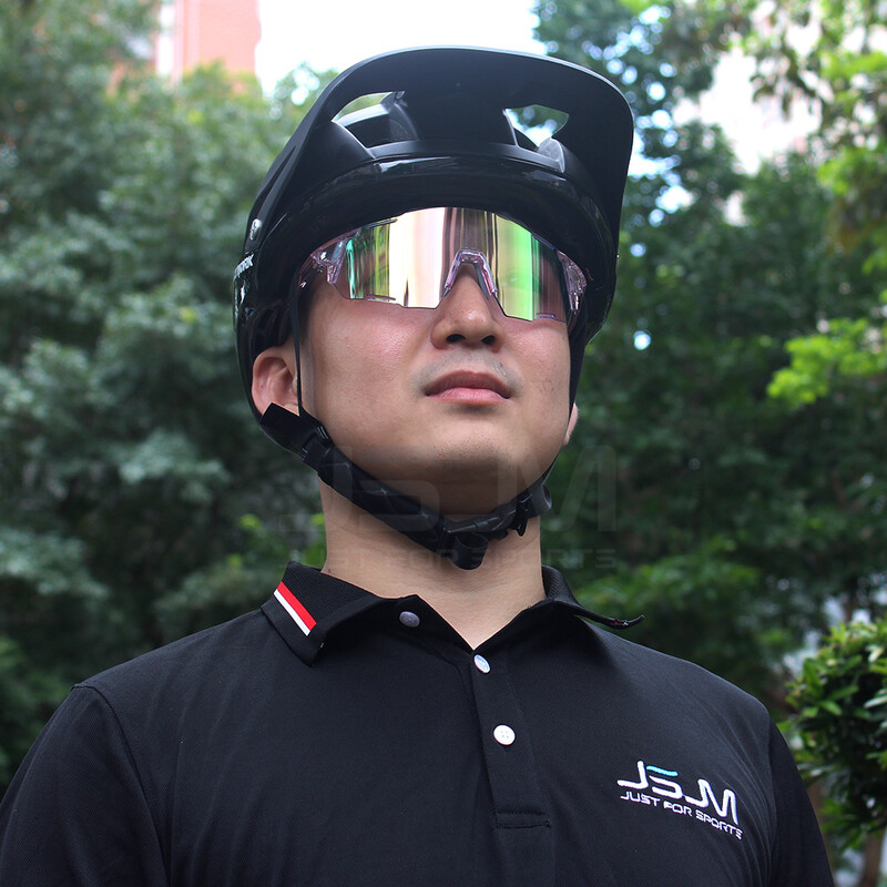 JSJM 2024 Нови спортни очила за колоездене на открито Велосипедни фотохромни поляризирани спортни слънчеви очила MTB Велосипедни очила Очила Мъже Жени