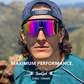 SunGod Kerékpáros Szemüvegek UV400 Férfi Mountain Bike szemüvegek Kerékpáros Horgászat Sport Napszemüvegek Polarizált Kerékpáros Napszemüvegek Szemüvegek