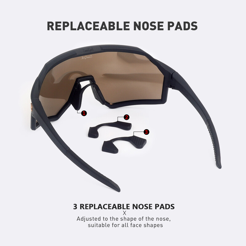 SunGod Очила за колоездене UV400 Мъжки очила за планински велосипед Велосипедни риболовни спортни слънчеви очила Поляризирани слънчеви очила за колоездене Очила