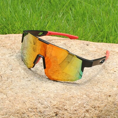 Унисекс очила за колоездене, поликарбонатни лещи и рамка, без рецепта, устойчиви на приплъзване универсални спортни очила за каране на велосипед