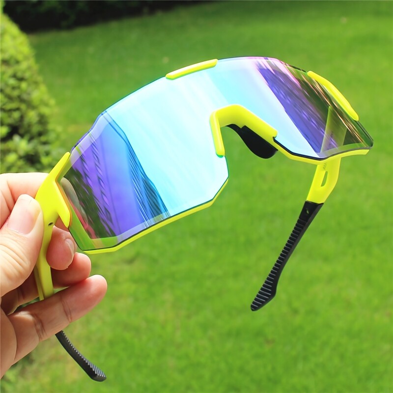 Унисекс очила за колоездене, поликарбонатни лещи и рамка, без рецепта, устойчиви на приплъзване универсални спортни очила за каране на велосипед