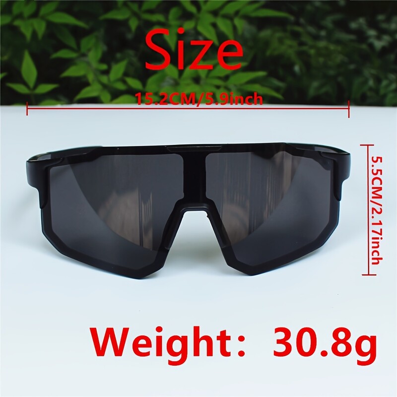 Унисекс очила за колоездене, поликарбонатни лещи и рамка, без рецепта, устойчиви на приплъзване универсални спортни очила за каране на велосипед