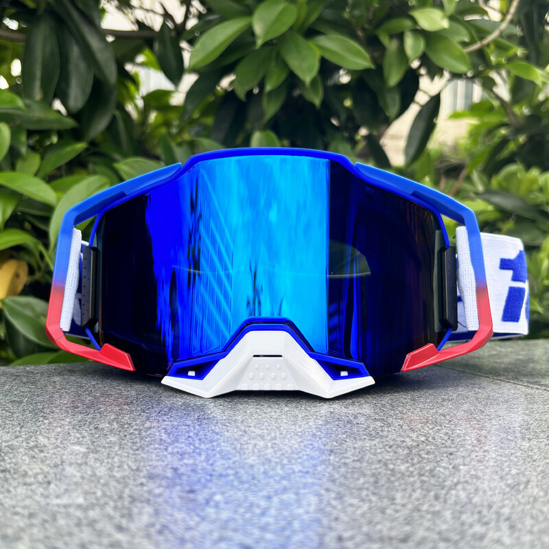 Очила за мотокрос Мотоциклетни слънчеви очила Мъж MTB ATV Маска Ветроустойчива защита Каране на ски Колоездене Състезателни офроуд очила