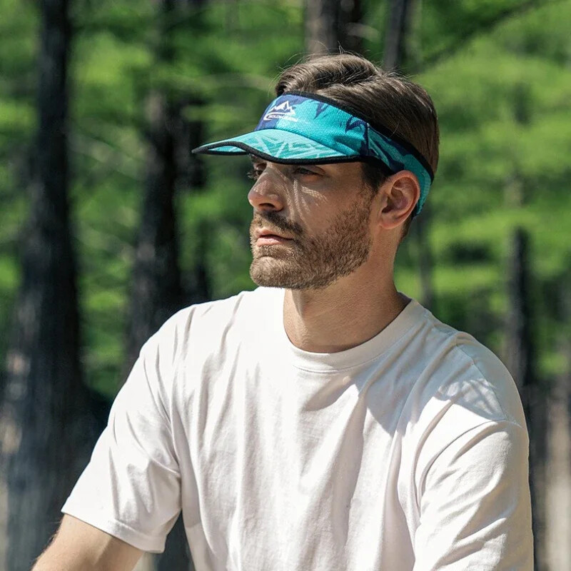 Неплъзгаща се шапка за слънце Охлаждаща еластична козирка Мъже Жени Мрежеста бейзболна шапка Горна празна шапка за тенис Голф Риболов Защита от слънце Шапки за бягане