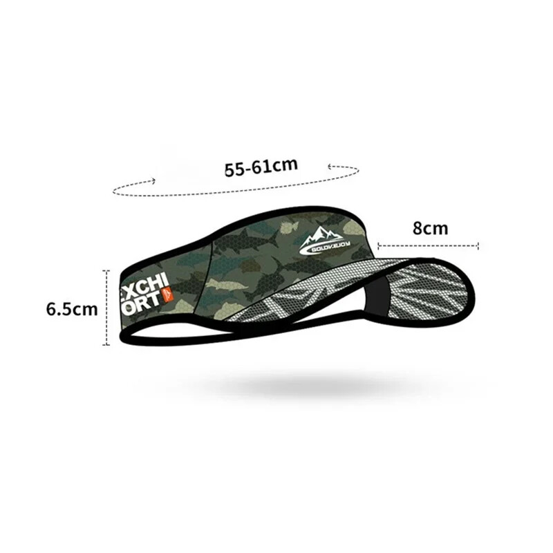 Неплъзгаща се шапка за слънце Охлаждаща еластична козирка Мъже Жени Мрежеста бейзболна шапка Горна празна шапка за тенис Голф Риболов Защита от слънце Шапки за бягане