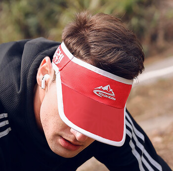 Cool Elastic Sports Visor Ελαστική αντιολισθητική ζώνη κεφαλής για τρέξιμο εξωτερικού χώρου Καπέλο γυμναστικής που απορροφά τον ιδρώτα αναπνέουσα αντιιδρωτική ζώνη