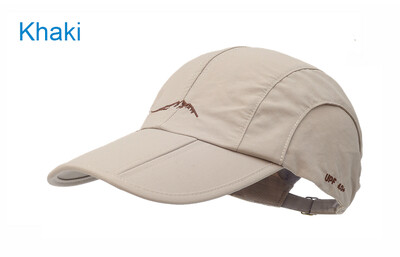 Tavaszi nyár szabadtéri sport baseball sapka gyorsan száradó sapka unisex vízálló, lélegző sapka összecsukható kerékpáros sapka napvédelem