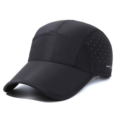 Kültéri sport Quick Dry vízálló, légáteresztő baseballsapka nyári férfiaknak női divatos állítható snapback vékony napvédő sapka