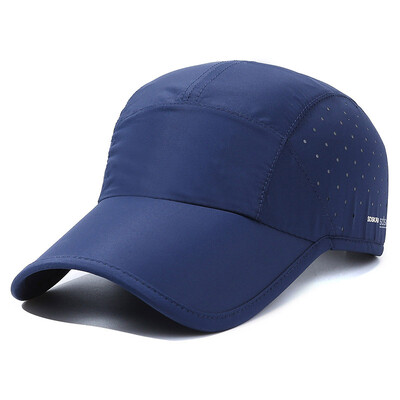 Kültéri sport Quick Dry vízálló, légáteresztő baseballsapka nyári férfiaknak női divatos állítható snapback vékony napvédő sapka