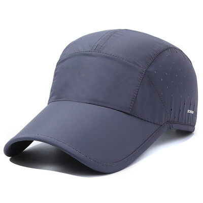Kültéri sport Quick Dry vízálló, légáteresztő baseballsapka nyári férfiaknak női divatos állítható snapback vékony napvédő sapka